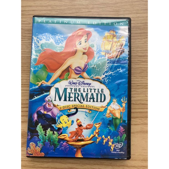 Disney Little Mermid Platinum Edition 2 Disc DVD - Picture 1 of 4